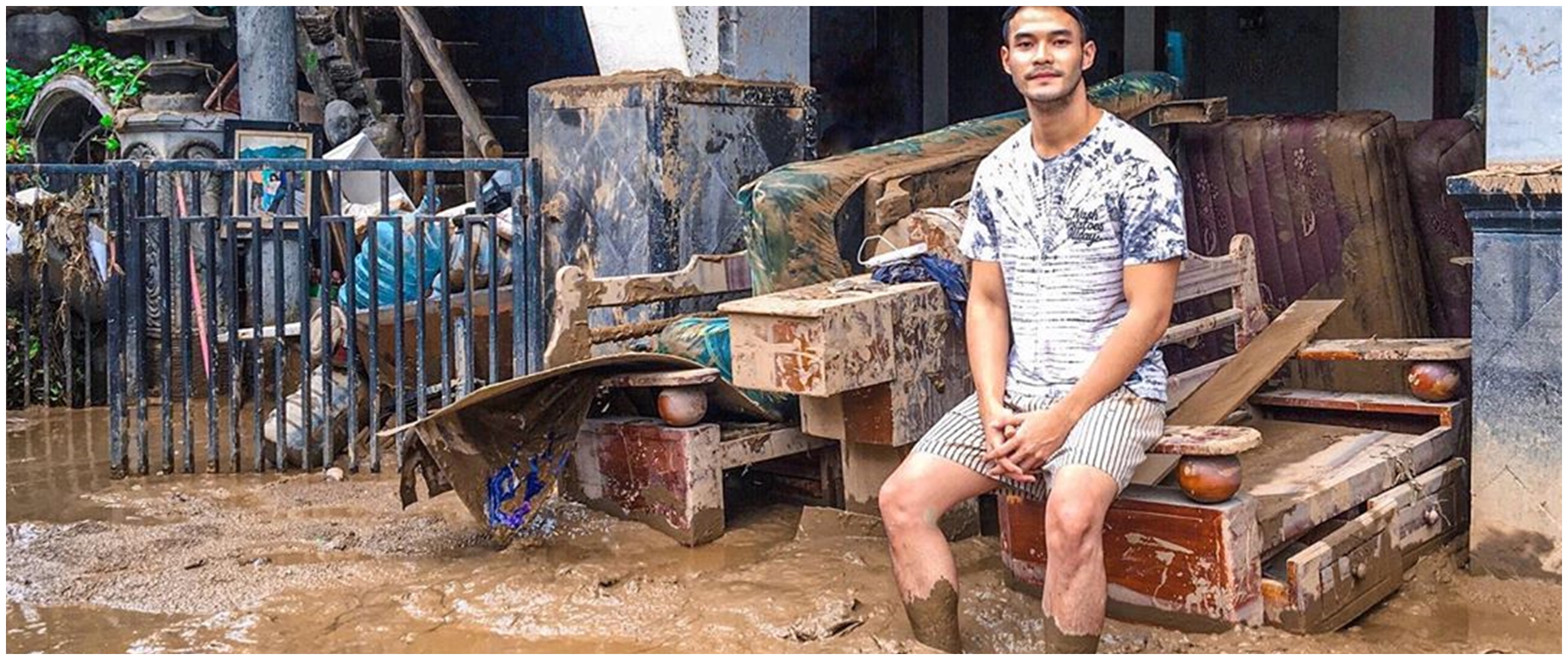 Sepekan banjir, ini 8 potret rumah Kevin Andrean terendam lumpur