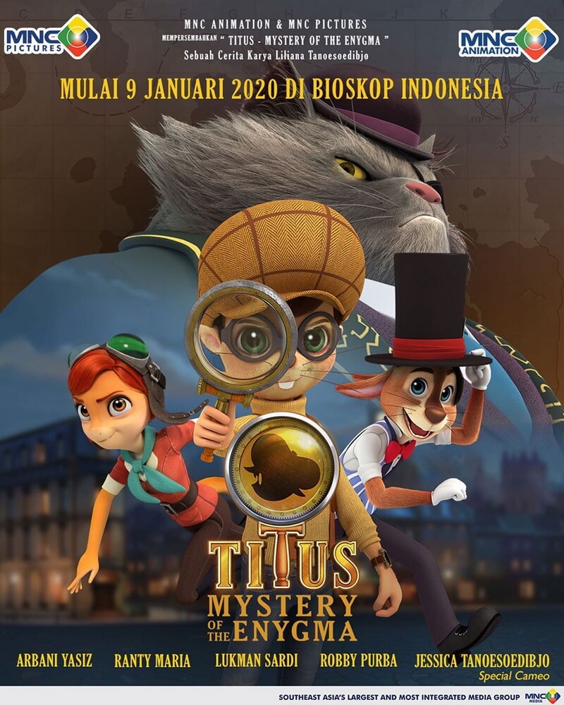 13 Film animasi buatan Indonesia, terbaru Titus Mystery of The Enygma