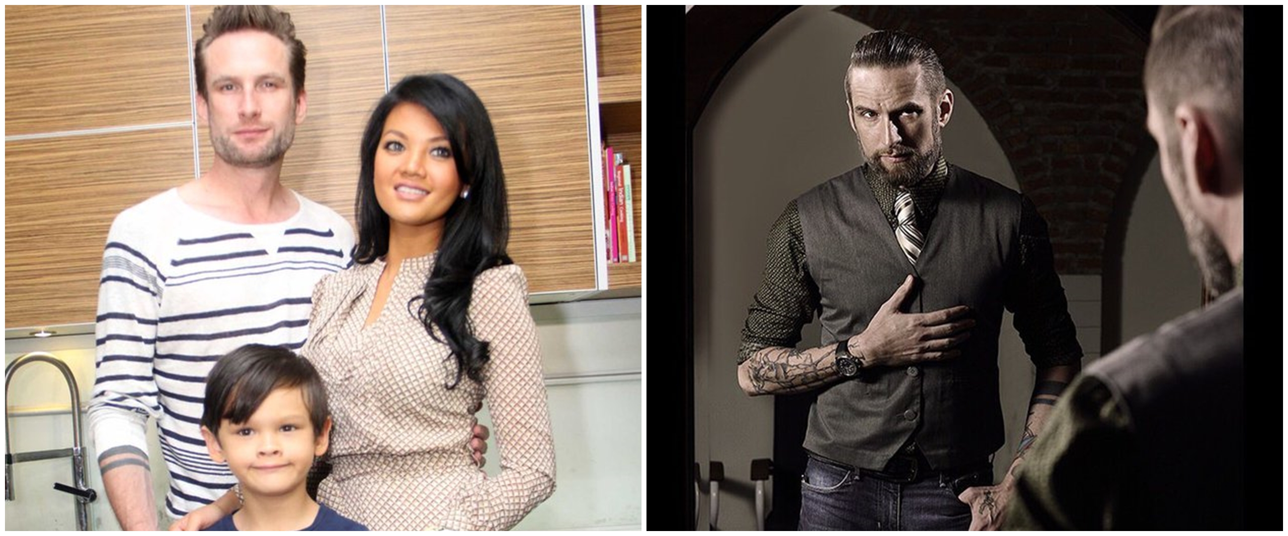 10 Pesona Carson, mantan suami Farah Quinn yang makin kece