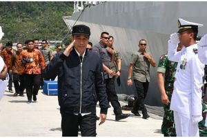 10 Momen Presiden Jokowi ke Natuna di tengah tensi panas RI-China