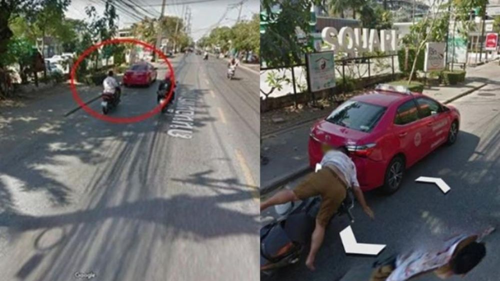 10 Momen apes terekam Google Maps, mau ketawa tapi kasihan