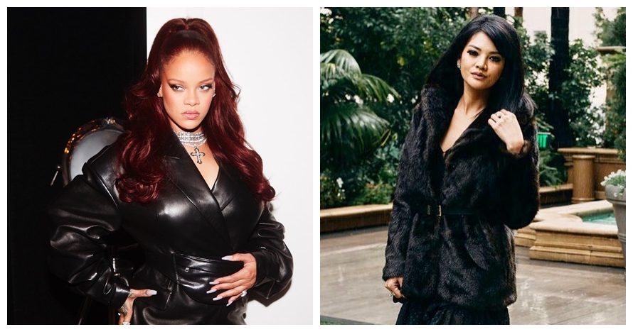 10 Potret bukti Farah Quinn mirip Rihanna, bak fotokopi