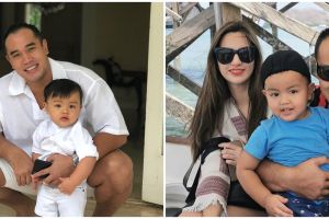 Momen Ardi Bakrie ajak anak makan mi ayam di pinggir jalan