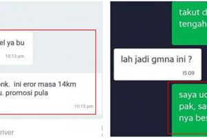 8 Chat driver ojek online mendadak minta cancel, bikin emosi
