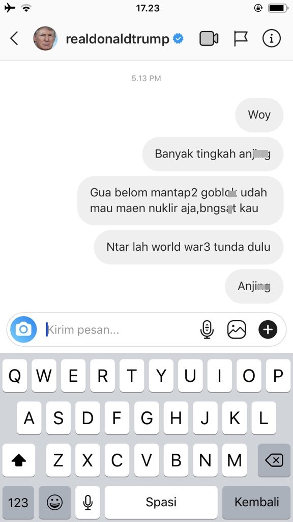 10 DM lucu netizen +62 ke Donald Trump, bikin senyum kecut