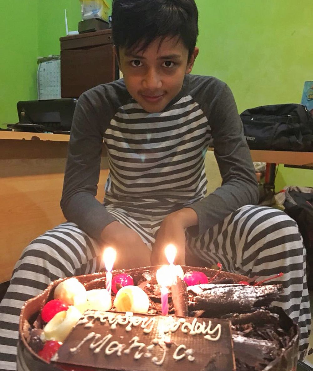 8 Potret ganteng Mahija Nathaniel, putra sulung Amara & Frans Lingua