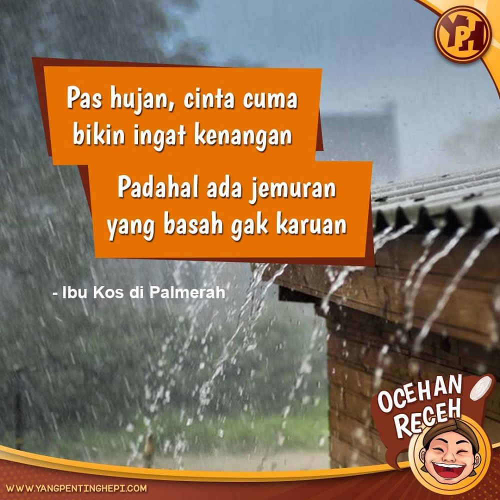 20 Meme Lucu Tentang Hujan Ini Bikin Senyum Sekaligus Baper
