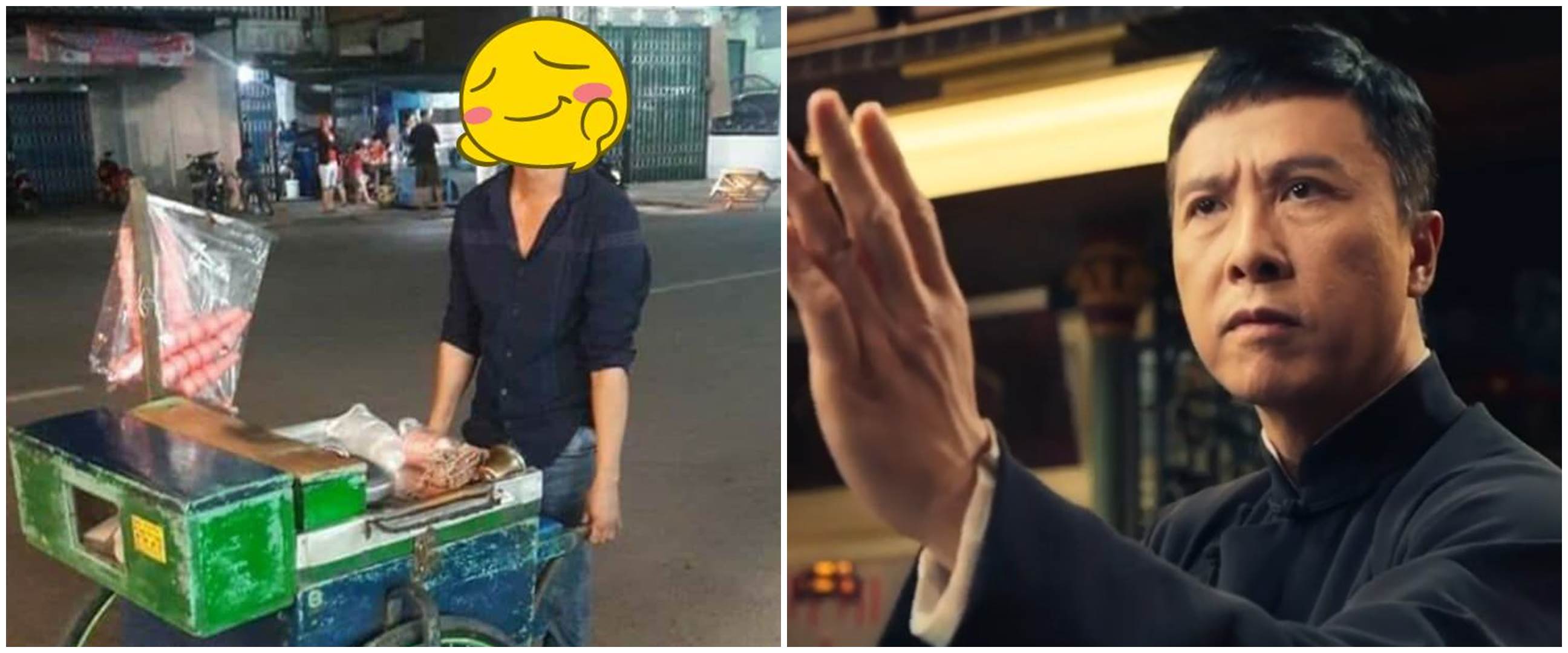 Viral penjual es tung tung mirip Donnie Yen bintang IP Man