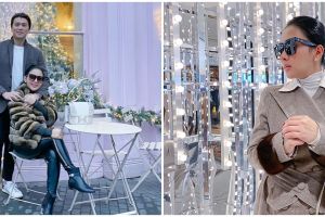 Jaket Syahrini liburan di Amerika Serikat, harganya setara mobil