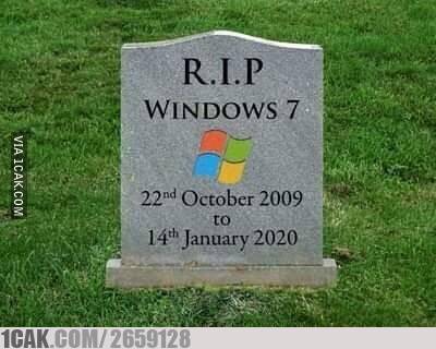 10 Meme perpisahan Windows 7 ini bikin senyum tapi sedih