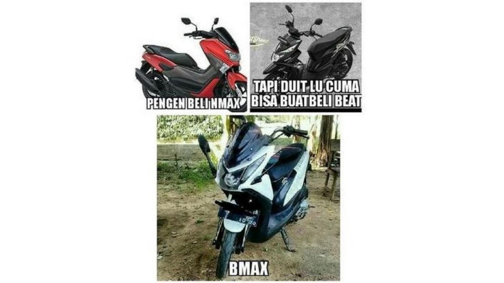 10 Meme lucu motor matic vs motor gede ini bikin ketawa
