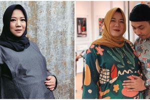 6 Momen lahiran Risa Saraswati, nama anaknya curi perhatian