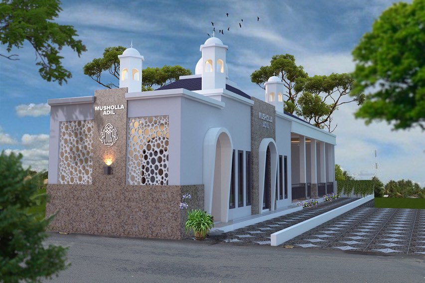 4 Potret musala dibangun Dewi Perssik untuk mendiang ayah