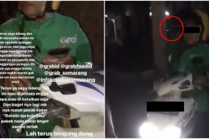 Kesal nunggu lama, driver ojek online ini lempar makanan pelanggan