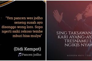 40 Kata-kata patah hati Didi Kempot, bikin baper dan sedih