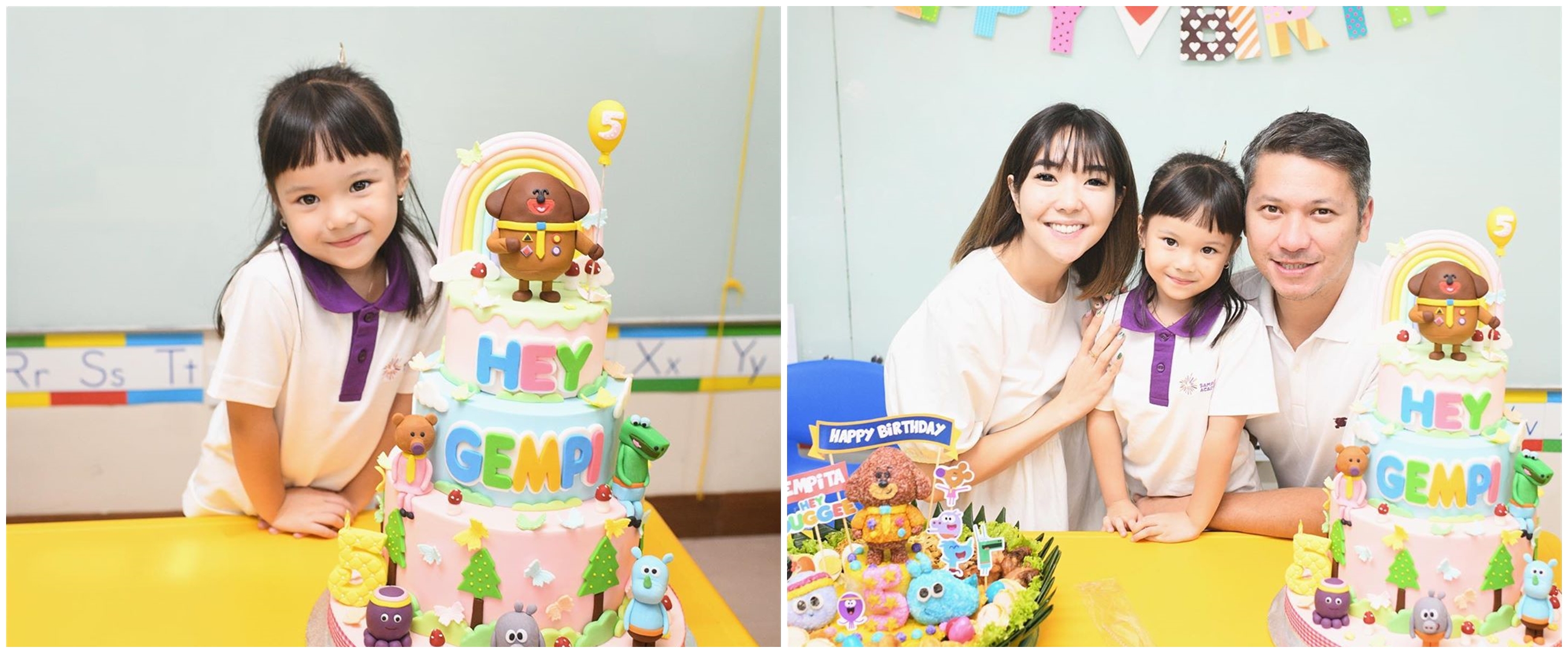 6 Momen ulang tahun Gempita ini meriah, bertema Hey Duggee