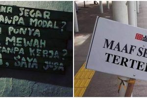 10 Pengumuman unfaedah di tempat umum ini bikin nyesel baca
