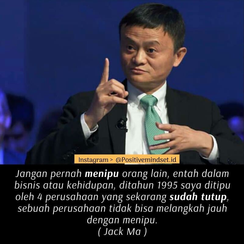 40 Kata-kata motivasi bijak Jack Ma, penuh makna & inspiratif