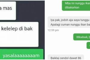 8 Chat lucu penumpang nyuruh ojek online nunggu, bikin nyengir
