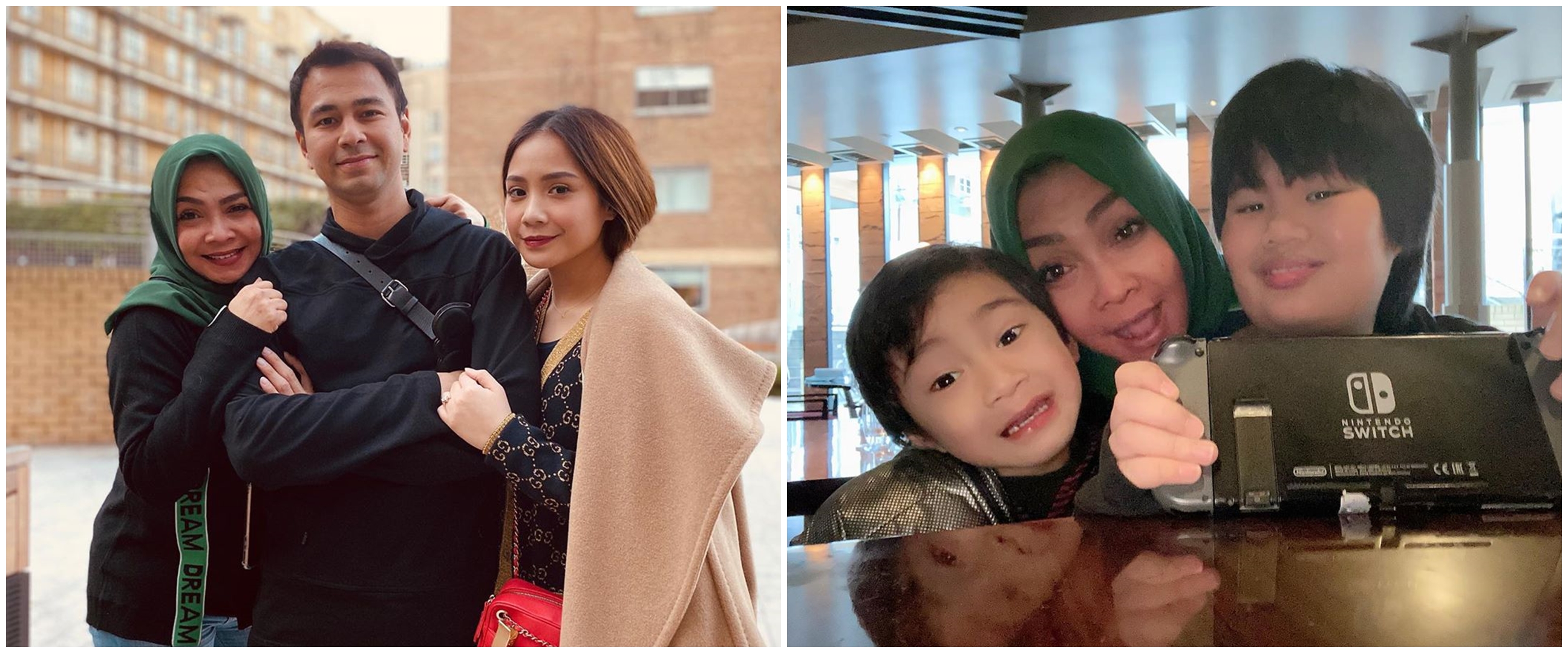 9 Momen Rieta Amilia liburan di London, Rafathar bikin salfok