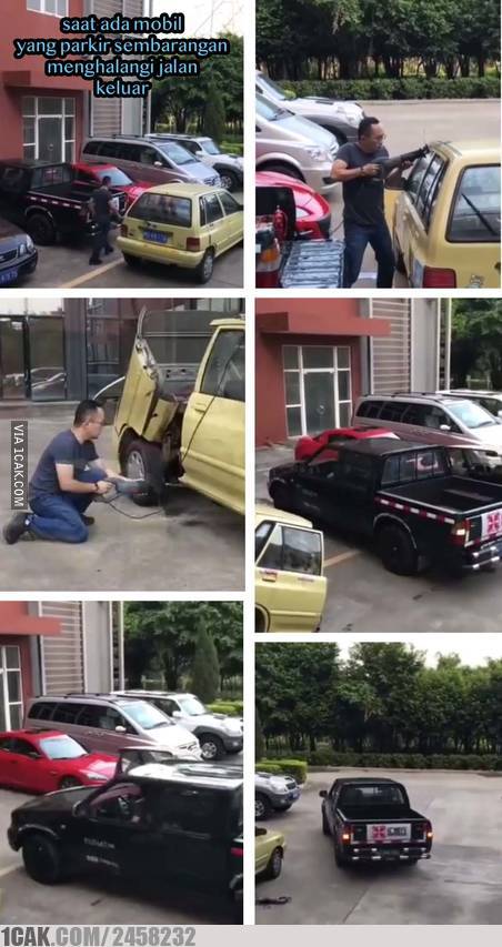 10 Potret kelakuan nyeleneh orang parkir, bikin tepuk jidat