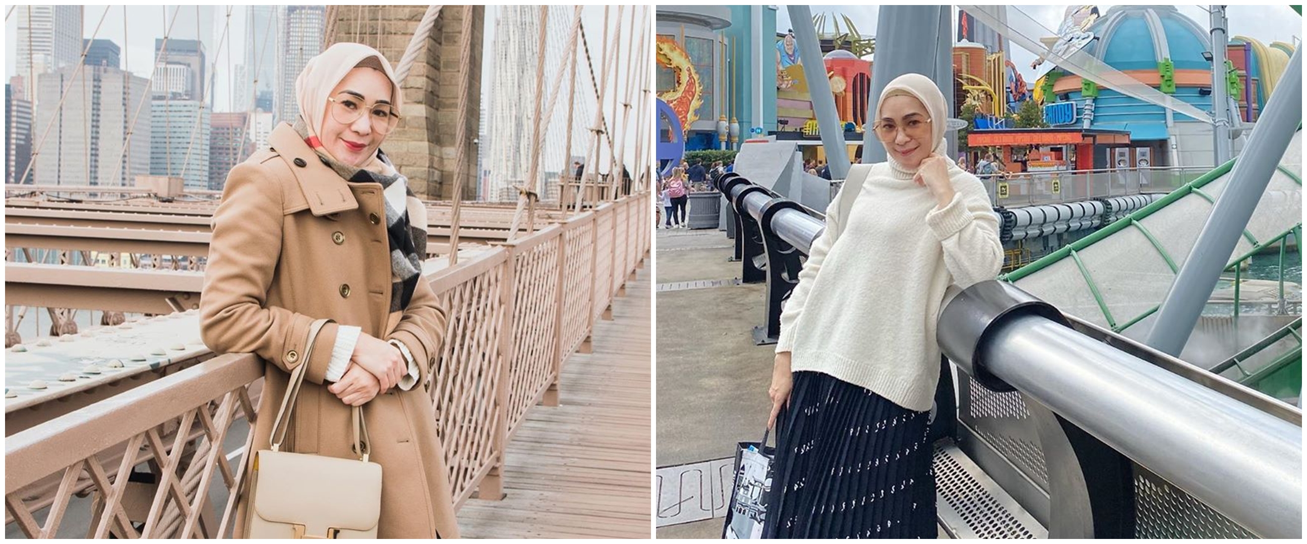 8 Gaya Erin Taulany yang kini mantap berhijab, stylish