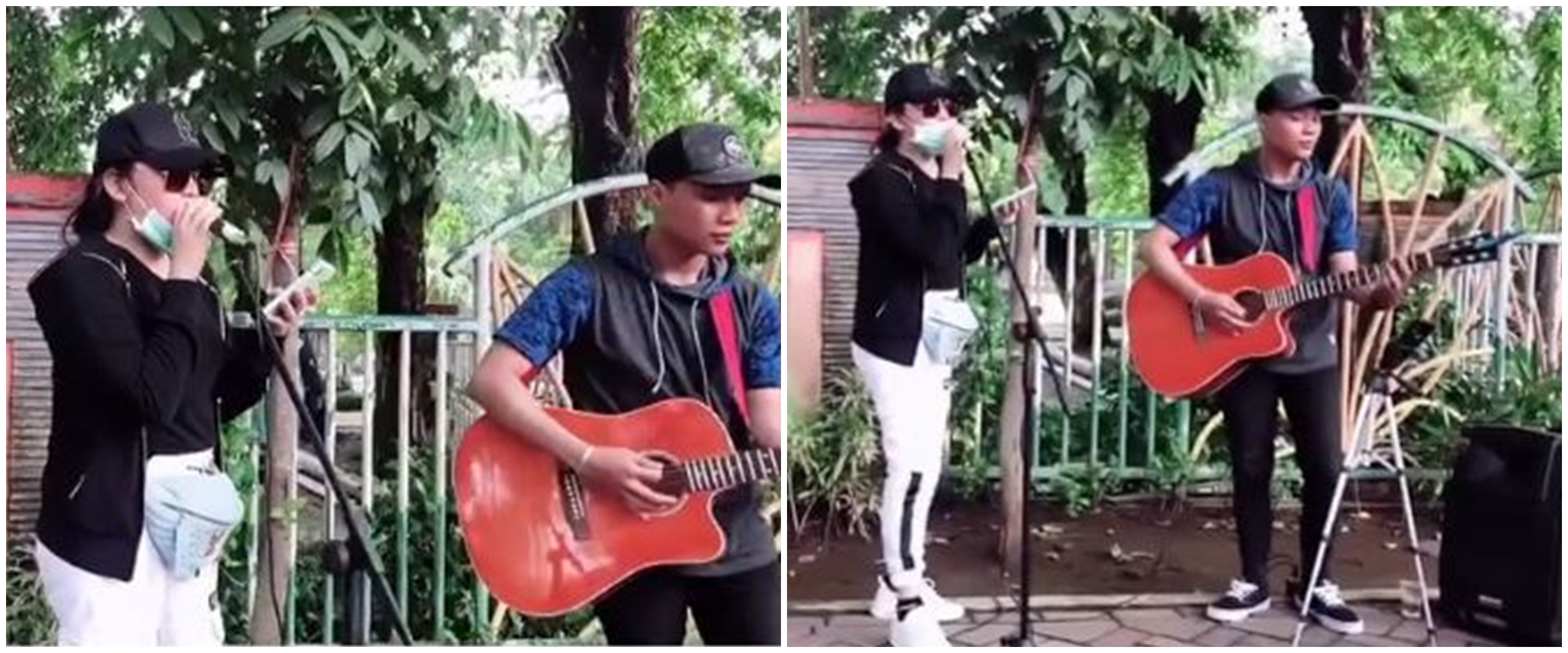 Detik-detik Via Vallen 'kerjai' pengamen di CFD, ini 5 gayanya