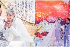 13 Potret pernikahan mewah guru geografi, memukau dan meriah