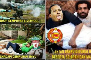 10 Meme lucu usai Liverpool hajar Manchester United, bikin ngakak