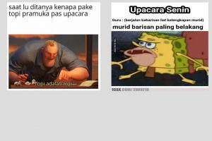 10 Meme lucu 'hari Senin di sekolah' suarakan isi hati siswa