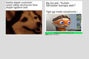 10 Meme lucu ojek online antar penumpang ini bikin geli