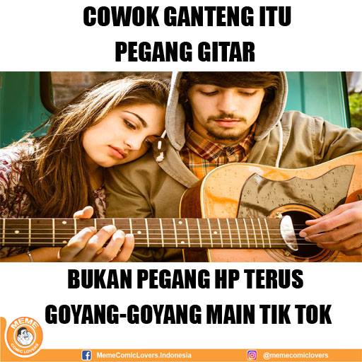 10 Gambar lucu main TikTok ini bikin senyum tepuk jidat