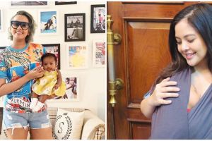 Cara 30 seleb hot mom saat gendong bayi, terampil banget