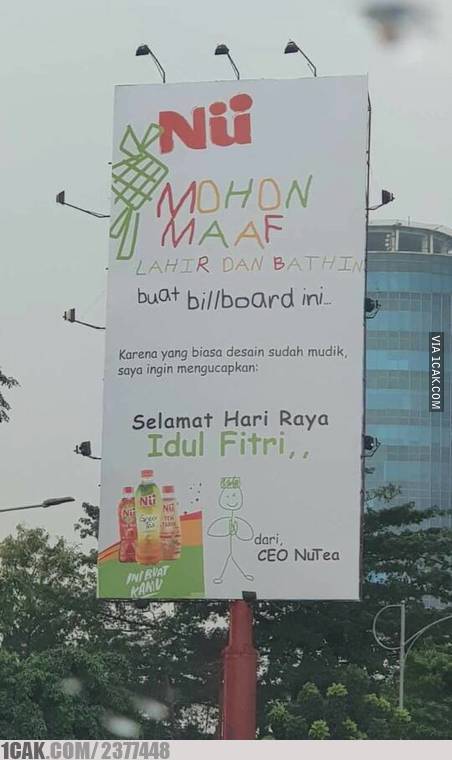 50 Spanduk lucu ini absurdnya bikin geleng kepala