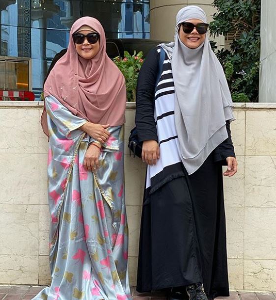 7 Momen Okky Lukman umrah ke Tanah Suci, kenakan cadar