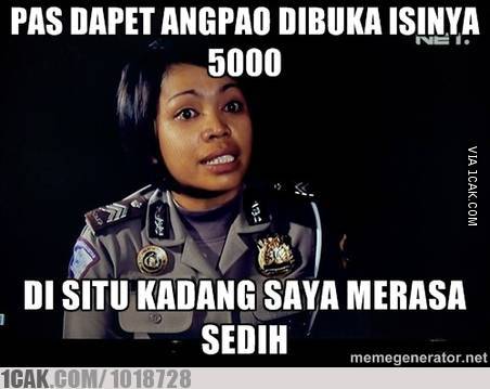 10 Meme isi angpao Imlek ini lucunya bikin senyum kecut