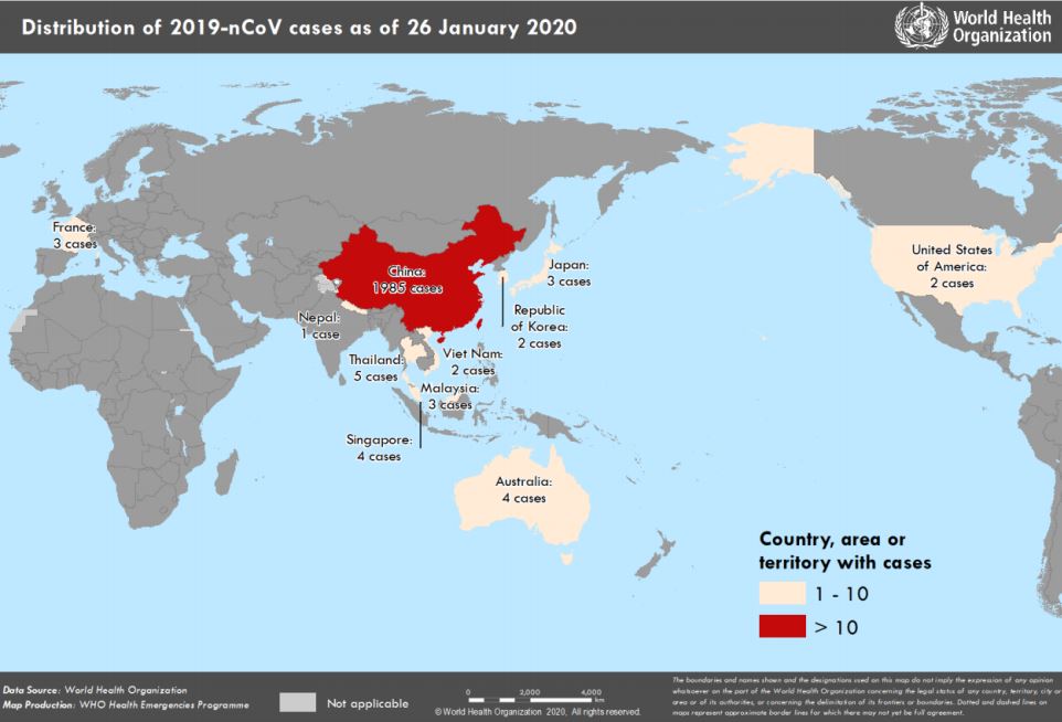 4 Fakta terbaru virus corona menurut WHO, korban tewas 56 orang