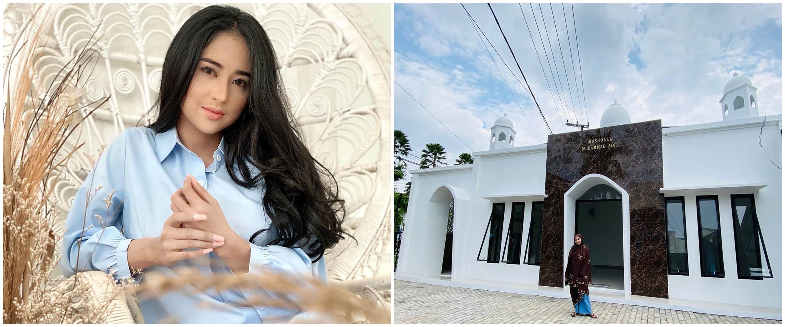 9 Potret musala Dewi Perssik untuk mendiang ayahnya