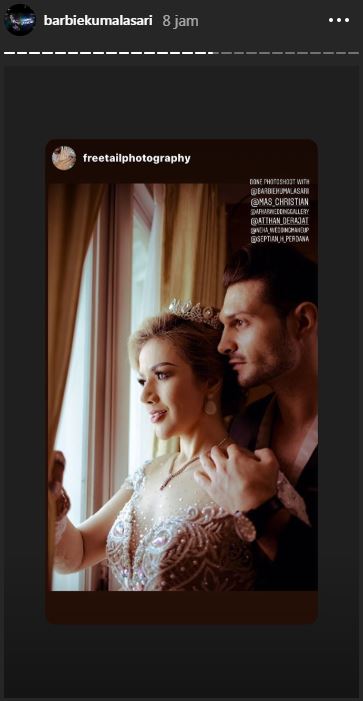8 Momen Barbie Kumalasari jadi model prewedding dengan bule