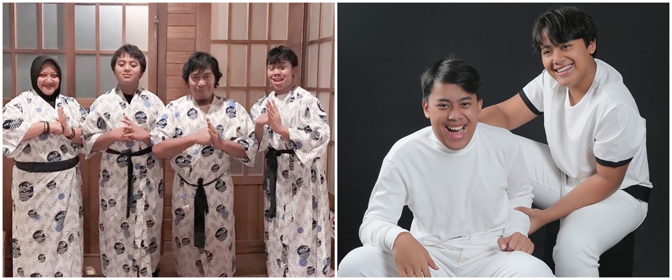 7 Potret Bagus & Ganteng, anak kembar Komeng yang jarang terekspos