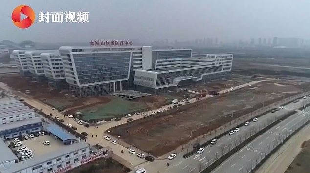 7 Foto rumah sakit Virus Corona di China, dibangun dua hari