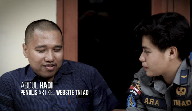 Kisah penulis tuna netra di balik pemberitaan TNI AD, inspiratif
