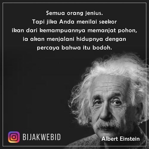 38 Kata-kata quote Albert Einstein tentang kehidupan, penuh makna