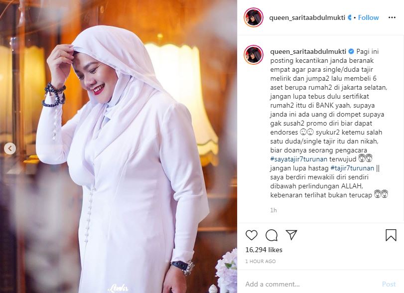 Respons menohok Sarita jawab pernyataan Faisal Harris beri 6 rumah