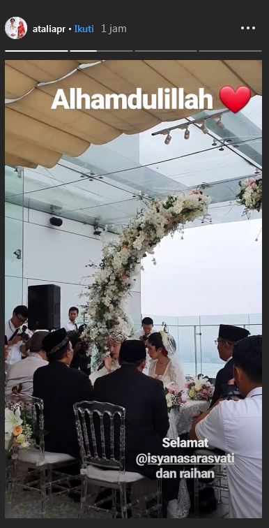 10 Momen akad nikah Isyana Sarasvati & Rayhan, penuh kebahagiaan