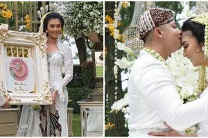 10 Momen akad nikah Kevin Liliana dan Oskar, digelar outdoor
