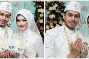 8 Momen pernikahan Ana Riana 'Rinjani TOP', penuh kebahagiaan