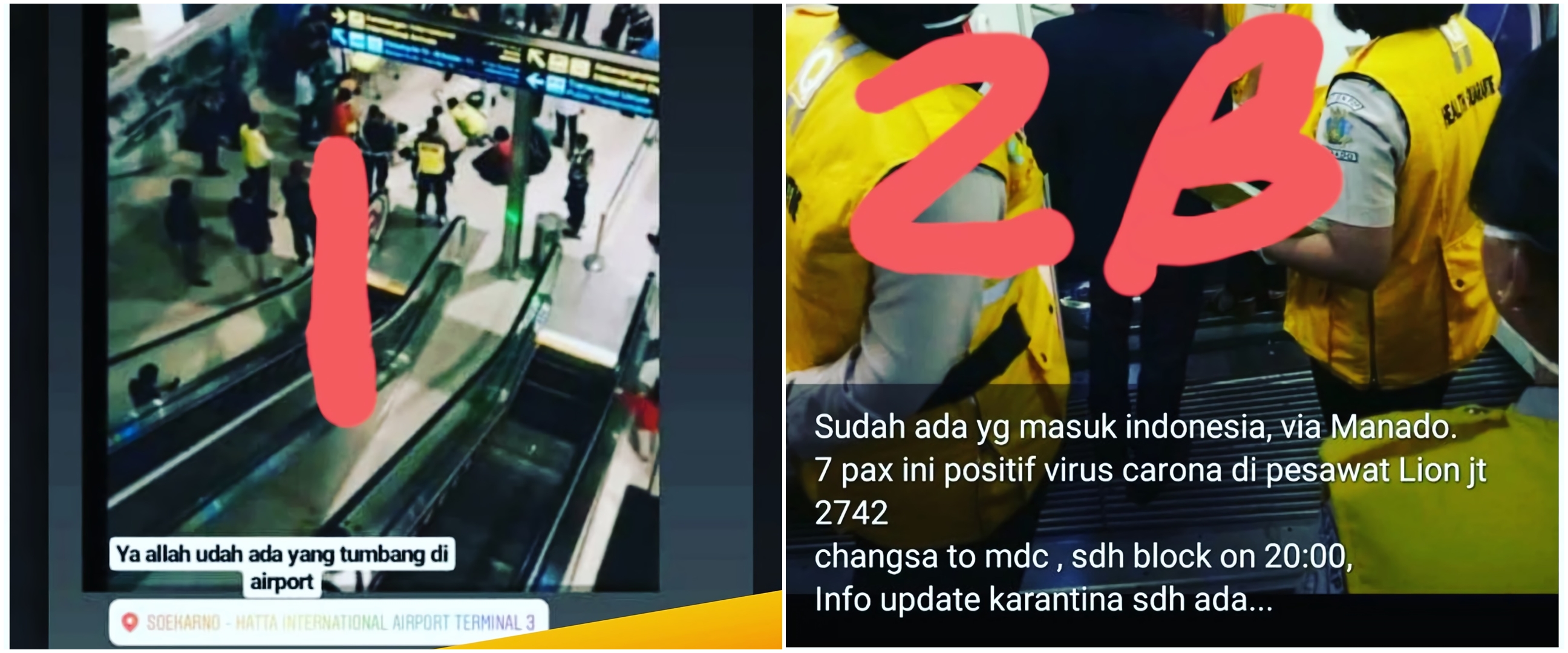 4 Foto kejadian virus Corona di Indonesia ini ternyata hoaks