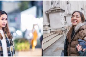 Tampil stylish, harga tas Nagita Slavina ini puluhan ribu rupiah