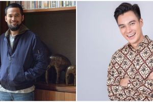 Gaya 9 seleb pria masak di dapur, ada yang pakai helm